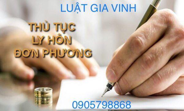 LY HÔN ĐƠN PHƯƠNG TẠI BIÊN HÒA